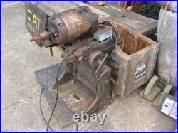 Antique SCREW FEED TILTING HEAD 1/2hp MORTISER / MILLING MACHINE Heavy Duty