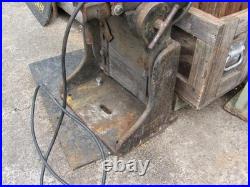 Antique SCREW FEED TILTING HEAD 1/2hp MORTISER / MILLING MACHINE Heavy Duty