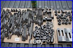 Assorted Blocks & Rods Hold Down T Slot Nuts Machinist CNC Block Lot #0212