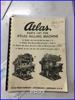 Atlas Bench-Top Horizontal Milling Machine (vintage)