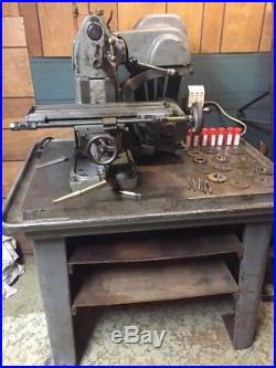 Atlas Horizontal Milling Machine And Cutters