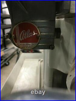 Atlas Horizontal Milling Machine Benchtop Mill Machinist Tool Hobby Home Shop