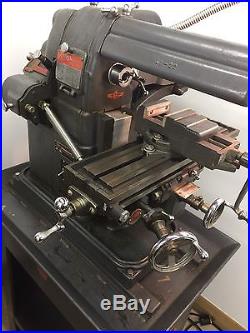 Atlas MFB Horizontal Milling Machine With Original Stand Vice and Tooling