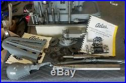 Atlas (MF) horizontal milling machine rare, + tooling machinist tools