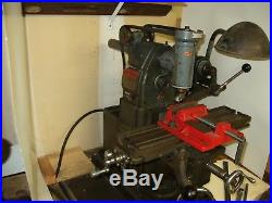 Atlas Milling Machine With Marvin Verticle Head Rack&pinyon Advance