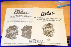 Atlas Model MF Hobbiest Milling Machine and Tooling