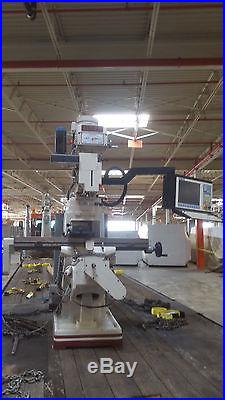 Barely Used 2003 Accu II 3 Axis Cnc Knee MILL Model Ac 2v With Centroid Control