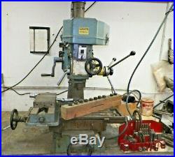 BENCH TOP MILLING MACHINE, 208/220 VOLT WithR8 COLLETS, HD VISE AND CLAMPS SET