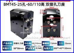 BMT Double Hole Fixed Tool Holder BMT40 BMT45 55 CNC Turning Milling Power Head BMT Double Hole Fixed Tool Holder BMT40 BMT45 55 CNC Turning Milling Power Head