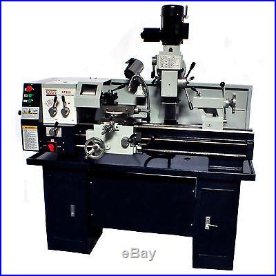 BOLTON TOOLS AT320L 12 x 36 Gear Head Metal Lathe Mill Drill Milling Machine