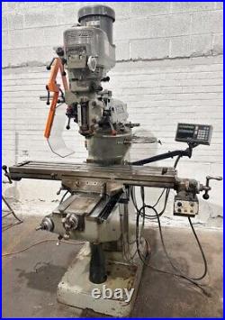 BRIDGEPORT 2HP VERTICAL MILL Sony DRO, 9 x 48 Table SEE VIDEO BRIDGEPORT 2HP VERTICAL MILL Sony DRO, 9 x 48 Table SEE VIDEO