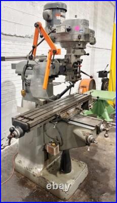 BRIDGEPORT 2HP VERTICAL MILL Sony DRO, 9 x 48 Table SEE VIDEO BRIDGEPORT 2HP VERTICAL MILL Sony DRO, 9 x 48 Table SEE VIDEO