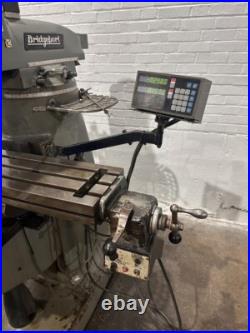 BRIDGEPORT 2HP VERTICAL MILL Sony DRO, 9 x 48 Table SEE VIDEO BRIDGEPORT 2HP VERTICAL MILL Sony DRO, 9 x 48 Table SEE VIDEO