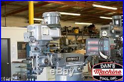 BRIDGEPORT 9 X 42 VARIABLE SPEED MILLING MACHING WITH DRO AND POWER FEED