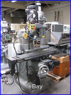 BRIDGEPORT EZ-Trak CNC 3-Axes Vertical Milling Mill Machine. Pwr drawbar, Riser