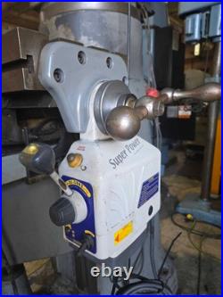 BRIDGEPORT J Step Head Manual Mill 32x9 Table, DRO, Powerfeed