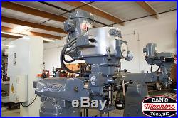 Bridgeport Milling Machine / 9 X 42 With Dro And Power Feed / 1.5hp