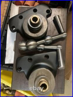 BRIDGEPORT MILLING MACHINE TABLE SCREW END CAPS PAIR X AXIS Handles BRIDGEPORT MILLING MACHINE TABLE SCREW END CAPS PAIR X AXIS Handles