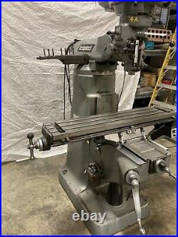 BRIDGEPORT SERIES 1 2HP MILLING MACHINE ACU RITE DRO 42INCH TABLE With POWER FEED