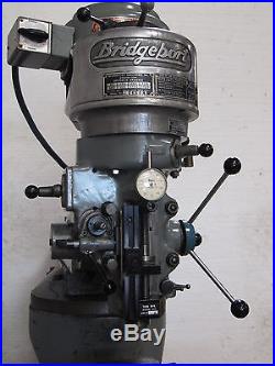 BRIDGEPORT Series 1 MILLING MACHINE with 42 Table, 1-HP Mill