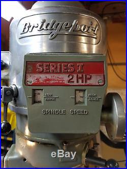 BRIDGEPORT, Series I, 2HP, 3 Phase, Vertical Milling Machine