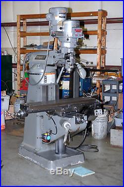 BRIDGEPORT VERTICAL MILLING MACHINE, Power feed, Chrome Late Model Price Reduced