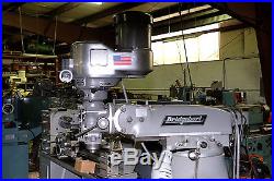 BRIDGEPORT VERTICAL MILLING MACHINE, Power feed, Chrome Late Model Price Reduced