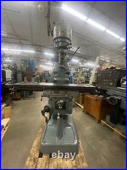 BRIDGEPORT VERTICAL MILLING MACHINE Round Ram Single Phase