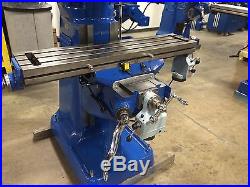 BRIDGEPORT VERTICAL MILLING MACHINE With NEW SCALES