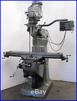 BRIDGEPORT Variable Speed 9x42 MILL 2HP Milling Machine with DRO