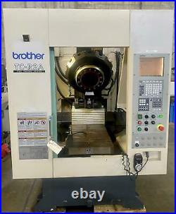BROTHER TC-R2A CNC DRILL/TAP VERTICAL MACHINING CENTER, Brother CNC-A00 CNC Cont
