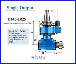 BT40-ER25 90° Right Angle Side Milling Head CNC Angle Head Tool Holder