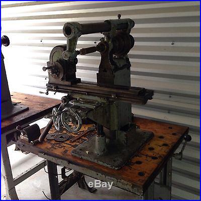 B. C. Ames Universal Bench Milling Machine Small Antique or Vintage