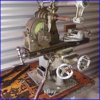B. C. Ames Universal Bench Milling Machine Small Antique or Vintage