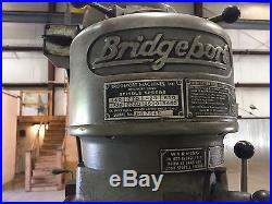 B&S milling machine with Bridgeport head Brown & Sharpe 1953
