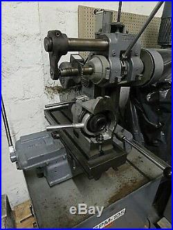 Barker AM Horizontal Milling Machine With Heavy Duty Cabinet & 5C Collet Fixture