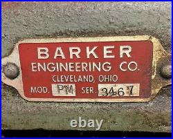 Barker Bench Top Milling Machine