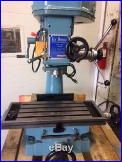 Bench Milling/Drilling Machine 7-1/2 x 23'' Table Size R8 Spindle