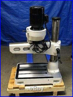 Bench Type Radial Mill / Drill Machine 38-1/2 Swing 5-Speed 220v 1-Phase