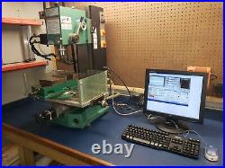 Benchtop CNC mill Grizzly G0463 converted CNC mill & everything to support it