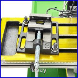 Benchtop Milling Machine 110V 1.5KW Brushless Motor R8 Taper 3Axis X Power Feed
