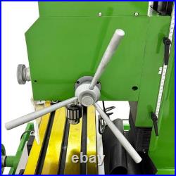 Benchtop Milling Machine 110V 1.5KW Brushless Motor R8 Taper 3Axis X Power Feed