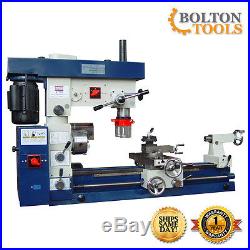 Bolton Tools 12 x 30 Metal Lathe Mill Drill Milling Combo Machine AT750