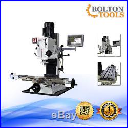 Bolton Tools 9 1/2 X 32 Gear-Head Bench top Milling Machine Drilling Benchtop