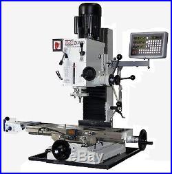 Bolton Tools 9.5 x 32 Milling Machine with 3 Axis DRO & Power Feed ZX45PD