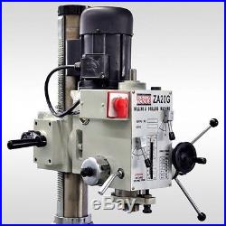 Bolton Tools Milling Machine 20 1/2 x 6 1/2 Gear Head Mill Drill ZA20G