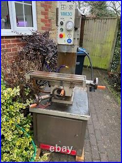 Boxford VM30 THREE PHASE Milling Machine Comes with Tooling and Bits
