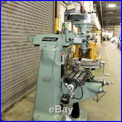 Bridgeport 1j Vertical Milling Machine With Acu-rite Dro And Power Feed Nice