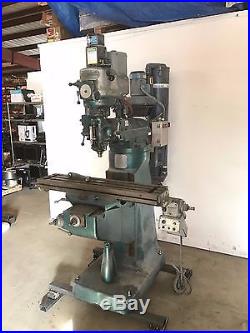 Bridgeport 2HP Vertical Milling Machine with Dust Collection System