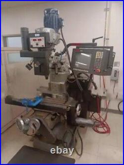 Bridgeport 2J Variable Speed Milling Machine Anilam 3000M CNC & Kurt Vise 3HP